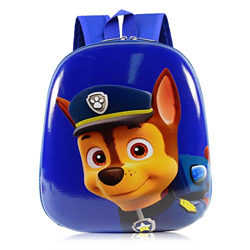 Newtic Mochila Patrulla Canina Paw Dog Patrol Mochilas Infantiles Guarderia Mochilas Patrulla Canina Chase Bolsas Escolares De Dibujos Animados para Niños De 3 A 6 Años Azul Cover