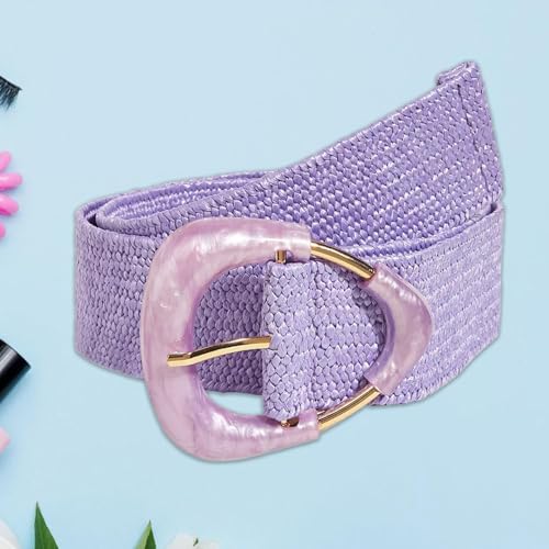 Rattan Woven Belt Women Wide Waist Belt Dress Woven Bohemians Styles Belt for Casual Wear Woven Straw Belt Woven Straw Belt3