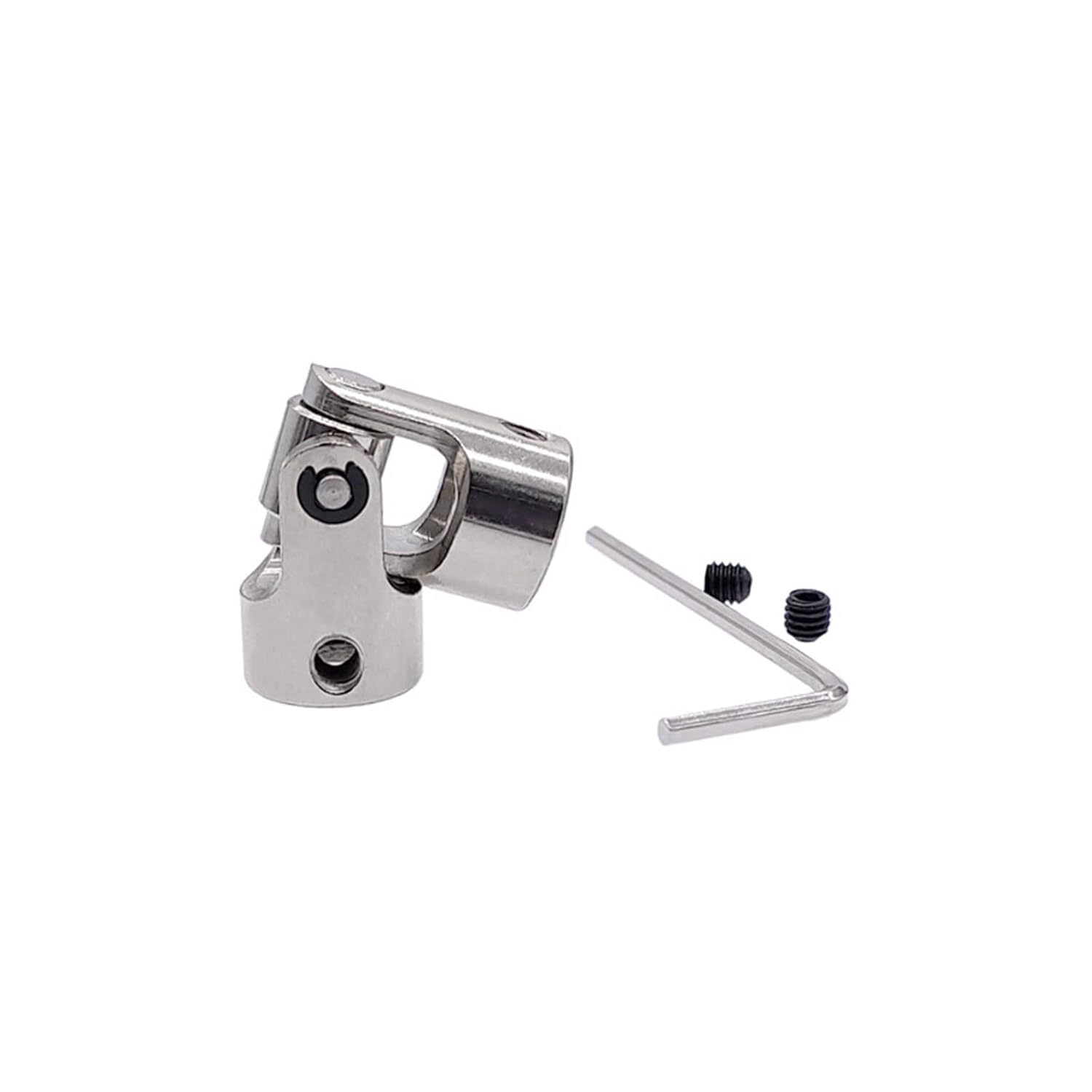 acoplamiento de eje, Conector giratorio del motor cardán acoplamiento de la junta universal con tamaños múltiples tornillo(6mm 8mm)