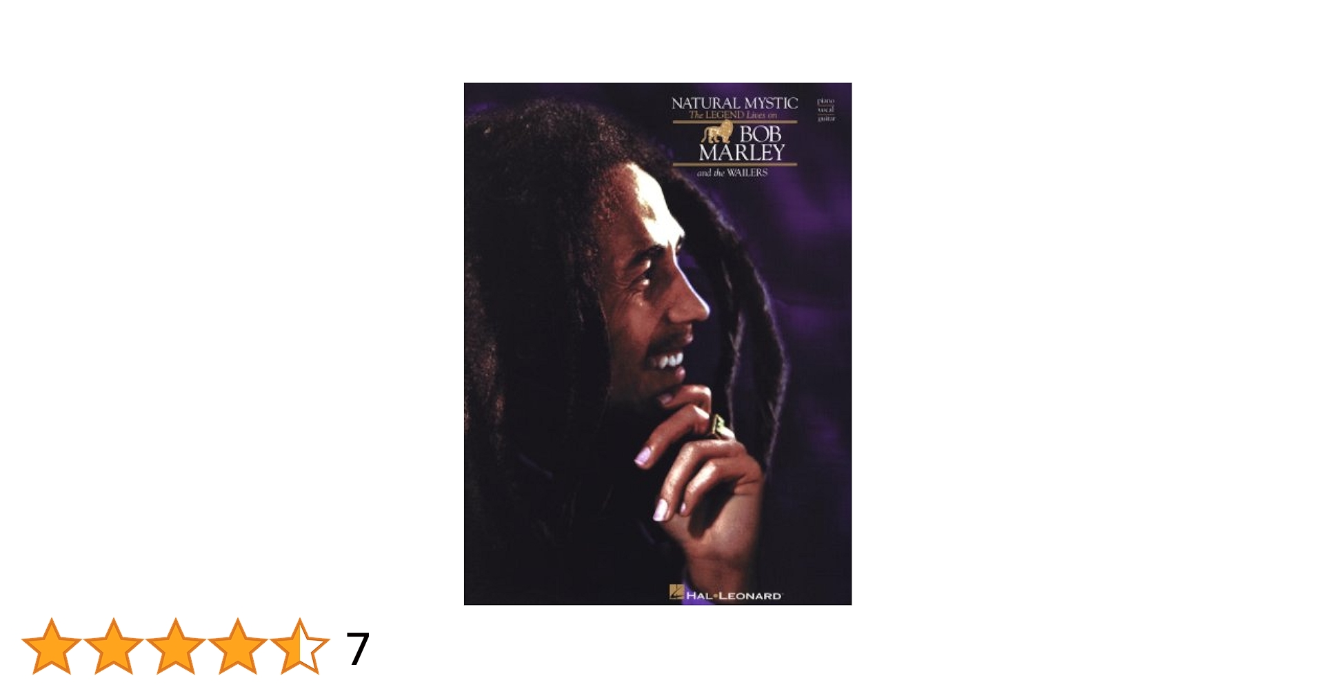 Amazon.com: Bob Marley - Natural Mystic Piano, Vocal and