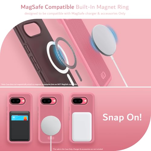 Image of TUDIA MergeGrip Magsafe Compatible for Google Pixel 9a Case - Smokey Pink