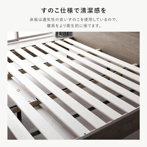 RASIK ベッド セミダブル フレームのみ FICUS フィカス の商品画像 8