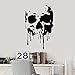 Arte calavera pared calcomanía gótico Horror muerte monstruo vinilo pegatina habitación adolescente dormitorio ventana puerta vacaciones Mural A2 57x36cm