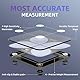 Körperfettwaage, Personenwaage Digital Testsieger mit App Smart Waage, Bluetooth Körperanalysewaage mit für Körperfett, BMI, Muskelmasse, Protein, BMR, 26cm*26cm