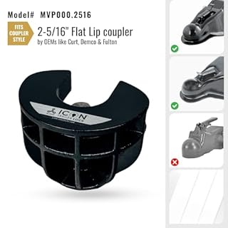 Altor The SAF Trailer Lock | SAF 2516 | Trailer Hitch Coupler Lock | Fits 2 5/16" couplers with a Flat Lip | Heavy Duty and Angle Grinder Proof Coupler Lock for RV, Boat and Utility Box Trailers