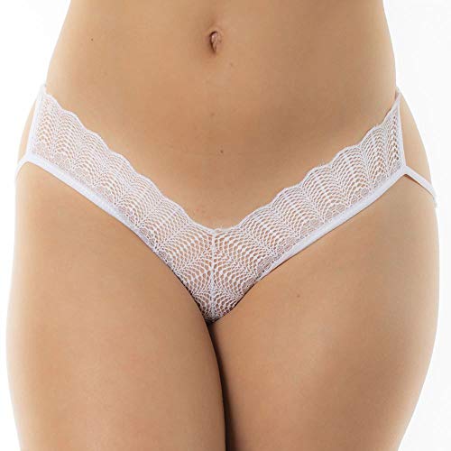 LINGERIE PIMENTA SEXY - Calcinha Tanga Bumbum Lação - Tamanho Único | Disponível em 3 Cores - Branco