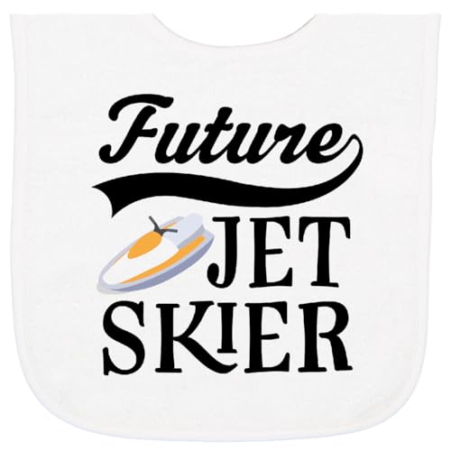 inktastic Future Jet Skier Water Sports Baby Terry Cloth Bib
