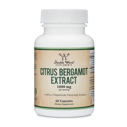Citrus Bergamot Supplement, 1000mg, 60 Capsules - Supports Health...