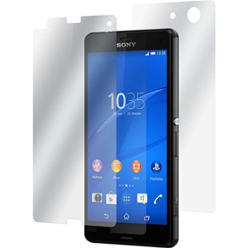 PhoneNatic 4er-Pack Bildschirmschutzfolien klar Fullbody kompatibel mit Sony Xperia Z3 Compact