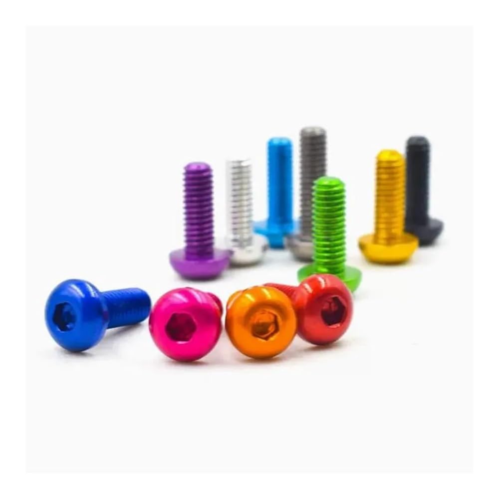 Kit Bulloni Testa Esagonale In Alluminio &ndash; Viti E Bulloni Filettatura Completa M5 M6 M8 M10 M12 M16, Set Misto