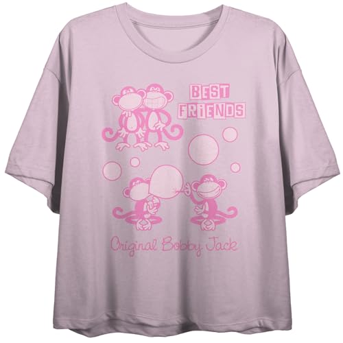Bobby Jack Best Friends Women's Cradle Pink Crew Neck Short