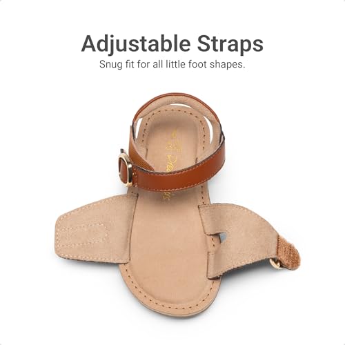 Image of DREAM PAIRS Girls Sandals Fashion Sandal with Adjustable Straps Open-Toe Comfortable Summer Shoes for Toddler Little Kid