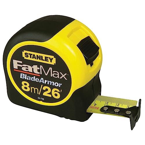 Image of STANLEY FATMAX Tape Measure, Metric /Fractional, 26-Foot (33-726)