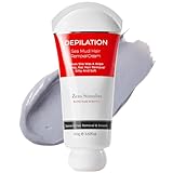 Painless Hair Removal Cream - Soothing Depilatory for Unwanted Body and Facial Hair, Suitable for Men and Women of All Skin Types