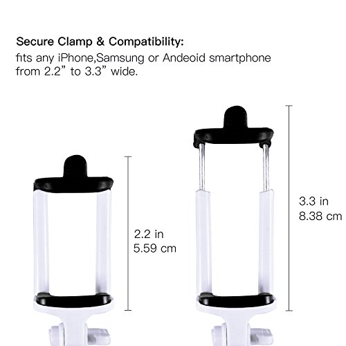 Selfie Stick Bluetooth, Alfort Selfie Stick