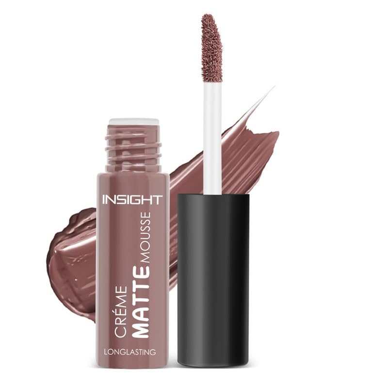 Insight Cosmetics Crème Matte Mousse|Creamy Mousse Lipstick | Lasts 12 Hours | Waterproof & Smudgeproof, 6.5 gm(LG59-19) Insight Cosmetics Crème Matte Mousse|Creamy Mousse Lipstick | Lasts 12 Hours | Waterproof & Smudgeproof, 6.5 gm(LG59-19)