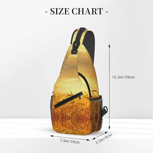 Mochila tipo bandolera de poliéster para trekking y viaje miniatura 3