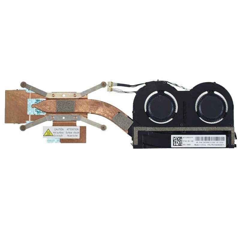Ventilateur de dissipateur Thermique pour Ordinateur Portable ND55C86 pour Lenovo ThinkPad X1 Carbon 9th Yoga 6th FRU PN: 5H40W36671