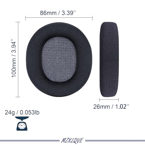Parches de Oreja Arctis 7 - Almohadillas de Repuesto para Auriculares SteelSeries Arctis 7/Pro/9/9X/5/3/1 (Negro) miniatura 4