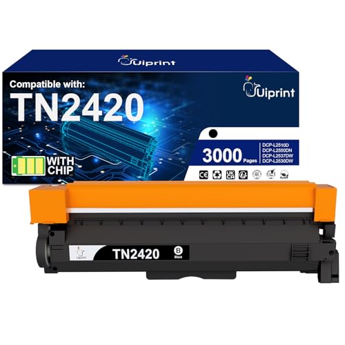 TN2420 Toner Cartridge Replacement for Brother 2420 TN-2420 Toner Cartridge Black Single Pack Compatible with Brother HL-L2350DW HL L2310D DCP-L2530DW MFC-L2710DW L2510D HL-L2375DW L2730DW HL-L2310D
