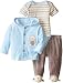 Rene Rofe Baby Baby-Boys Newborn Velour Hooded Jacket and Pant Set
