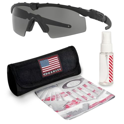 OAKLEY SI BALLISTIC M FRAME 2.0 STRIK OO9046 Shield Shape Sunglasses With Official Eyewear Kit
