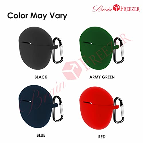 Image of Brain Freezer Silicone Shock Proof Protection Sleeve Skin Carrying Bag Box Cover Compatible with Realme Buds Air Pro /Realme Buds Air 2 Wireless Headset Headphones Earphone Red (Device Not Included)