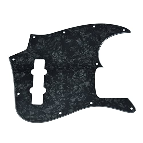 BIPROS Compatible avec gaucher JB Jazz/J Bass Pickguard à gratter pour gaucher avec vis (couleur : blanc perle) - Les Beatles, Paul McCartney, John Lennon, RIngo Starr, George Harrison BIPROS Compatible avec gaucher JB Jazz/J Bass Pickguard à gratter pour gaucher avec vis (couleur : blanc perle) – Image 5