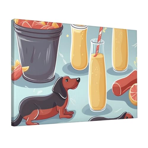 Toile hot-dogs et limonade pour réveiller la décoration de votre cuisine
