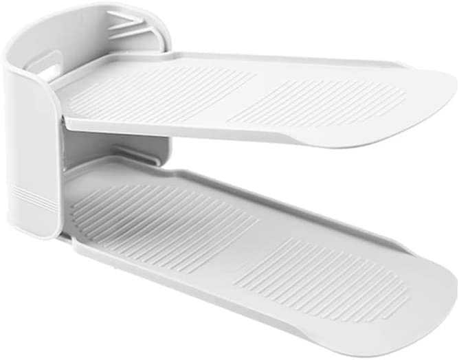 Doublez votre espace avec le porte-chaussures réglables double couche