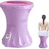 Portable Yoni Steam Seat, Electric V Steam Chair with 5 Adjustable Levels, 45 Minutes Working time, Fumigation Instrument Gynecological Reproductive Womb Warm Seat, for Cleaning and Postpartum Care