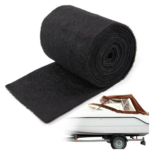 Boat Trailer Bunk Carpet - 13ft X 8in Marine Trailer Padding, 6mm Thick Premium Wear-resistant Quick-drying Polyester Roll Carpeting Replacement Parts for Outdoor Boat Trailer Jet Ski Ramp Garage Dock
