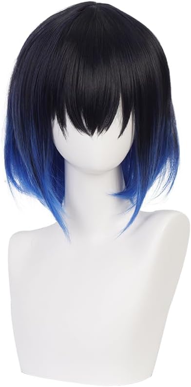 ZGNGLIZ Yamia Hashibira Inosuke Cosplay wig for Demon Slayer: Kimetsu no Yaiba Characters Play Cosplay Wigs with Free Wig Cap