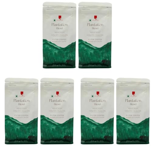 Image of Cafe Coffee Day | Filter | Ground | Best Coffee | Morning | Chocolate Flavour (Pack of 6, 400gm, 80% Coffee & 20% Chicory - Magnum), Packet