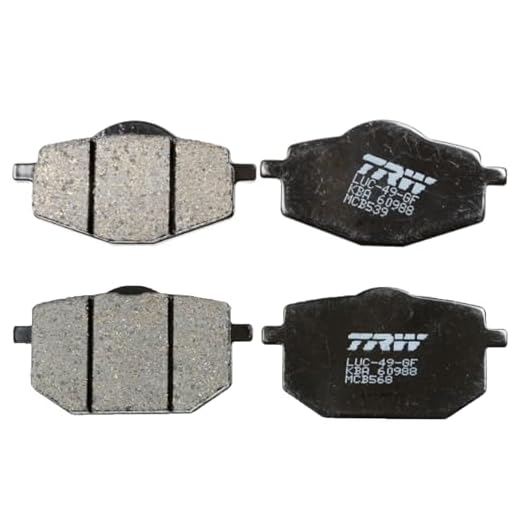 TRW Bremsbelagsatz für Yamaha XT600 H N 1987-1990 XT600 Z Tenere 1985-1991 vorne + hinten