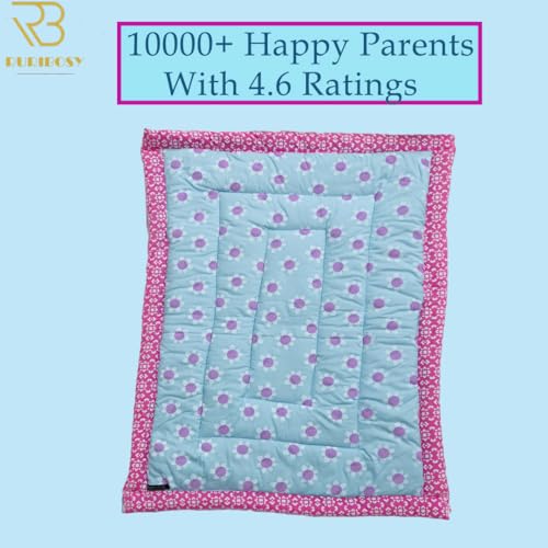 Image of Bedding Mattress for Cotton, Baby Sleeping Bed Set Godari Baby Cradle |Sleeping Mat |Multi Purpose Cushioned Bed |Baby Bed for 0 to 2 Years.