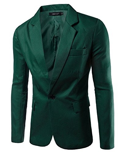 Uomo Slim Fit Uomo Casual One Button Elegante