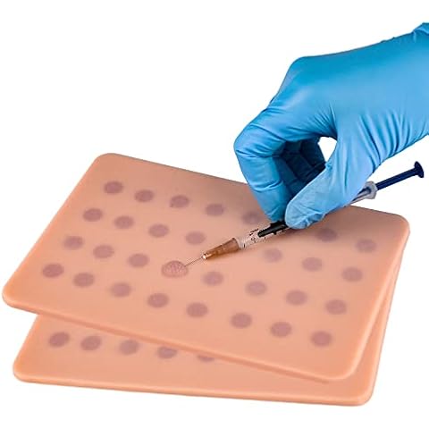 Ultrassist Intradermal Dual (2-Pack) Injection Training Pads with 64 Injection Spots (for Training Use Only) Cover