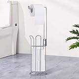 taladro de pie casero ✅Estable e higiénico: Los 3 pies de la base están diseñados más alto, lo que puede hacer que el portarrollos sea más estable cuando está parado y mantener el papel higiénico fuera del piso del baño para asegurar que el papel higiénico permanezca limpio y seco.