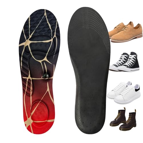 Masaje Plantillas - Inserciones De Zapatos Magnéticos | Inserciones De Zapatillas Confort Para Actividades Deportivas De Trabajo De Pie | Masaje De Pies Almohadillas Plantillas Para Hacer Correr