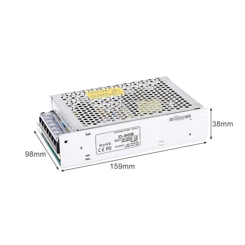 Alimentation à découpage convertisseur à double sortie AC DC D-50C 12V 24V