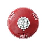 System Sensor SCR Selectacble Multi-Candela Strobe, Ceiling Mt, Red, 12/24Vdc