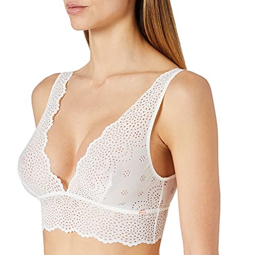 SSLLH Damen BH Sexy Spitzen Push Up Büstenhalter Komfort Wireless Leibchen für Frauen U-Ausschnitt Ohne Bügel Bralette Yoga Sport Spitze Bustier Verstellbare Bra Top Spaghettiträger Dessous Unterhemd