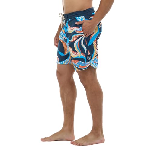 Eidon Young Men's Seaweed 18 Inch Length Boardshort Swim Trunk3