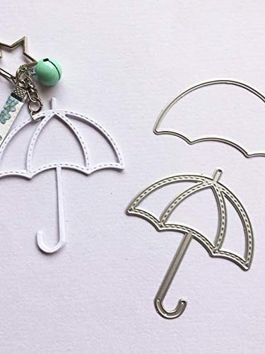 Moldes de metal para corte de guarda-chuva, molde de estênceis em relevo para cartões, scrapbooking e faça você mesmo, álbum de artesanato, decoração de cartão de papel