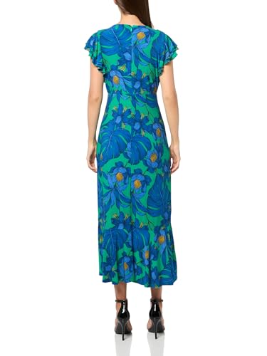 Image of Tommy Hilfiger Women's Flutter Sleeves Jersey Midi Dress