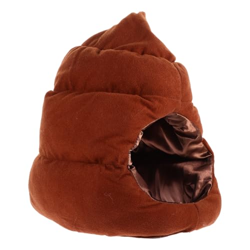 Mikikit Sombrero de Disfraz Divertido para Fiesta y Carnaval Gorro Broma Decorativo de Caca para Adultos Accesorio Cosplay Cómodo y Fácil de Usar