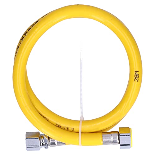 Gas Hose, 39inch G1/2 304 Stainless Steel Liquefied Gas Hose Gas Line Hose with Fittings For Home Kitchen