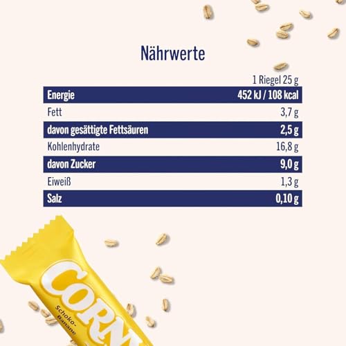 Corny Classic Chocolate Banana Cereal Bar with Chocolate and Banana Multipack 60 x 25 g