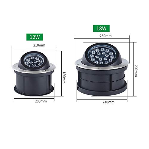Angle d'éclairage extérieur LED spot orientable 12W étanche pour luminaire de sol - 4